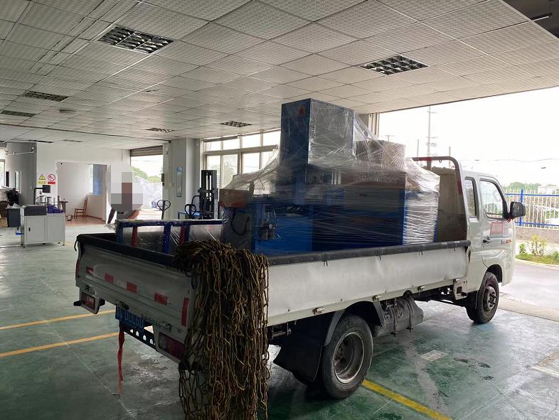 【寧波】高精密全自動(dòng)切鋁機(jī)SDY-Q450,客戶用來切割散熱器,出庫走起!!